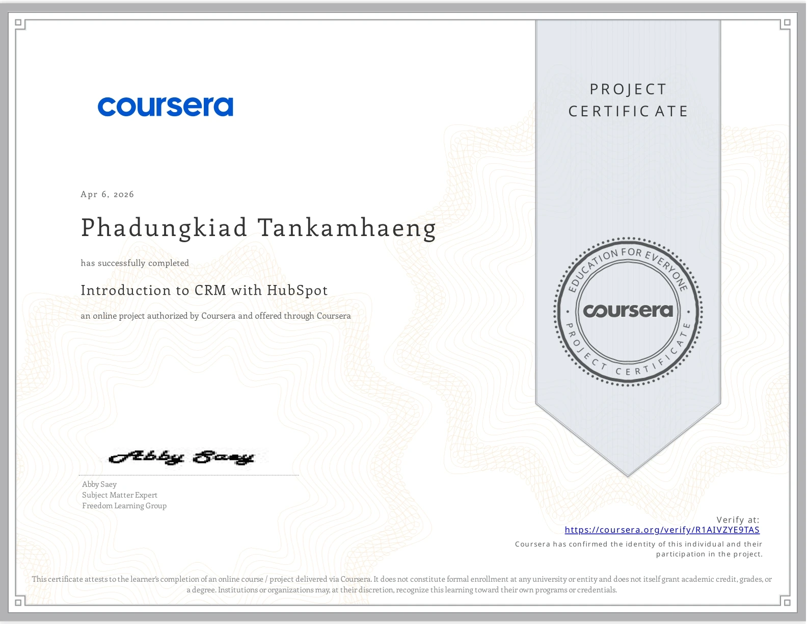 CRM with HubSpot